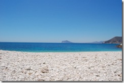 Calpe beach near Benissa